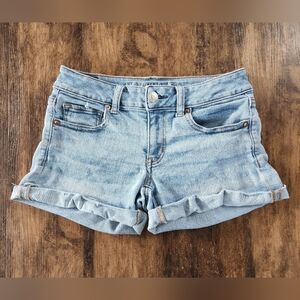 American Eagle Denim Shorts Size 4